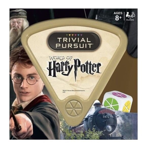 USAopoly Trivial Pursuit World Of Harry Potter Ages 8+ Quickplay Trivia Game - Picture 1 of 8